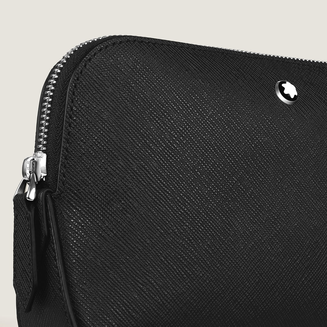 Pochette de voyage en cuir sartorial