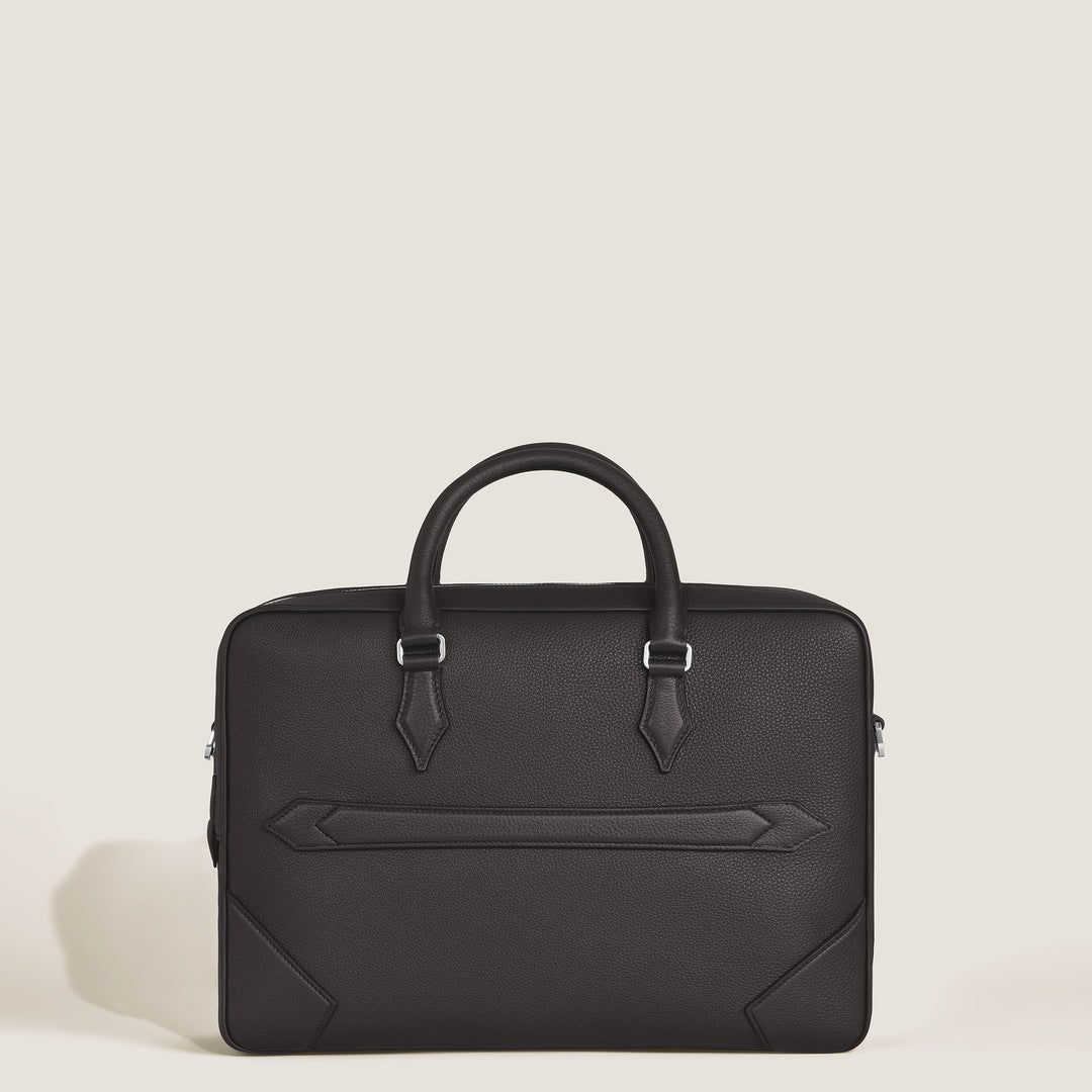 Medium Briefcase in Grain Leather