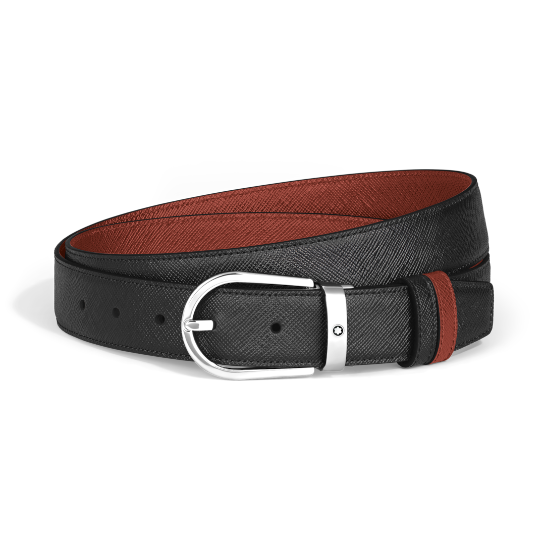 Ceinture réversible Horseshoe 30 mm en cuir sartorial