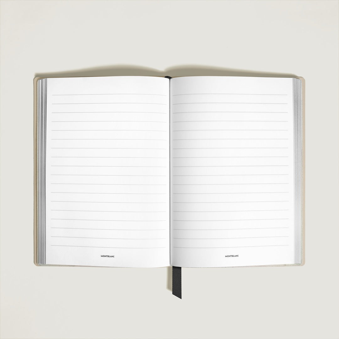 Medium Notebook in Sartorial Leather, Summer Capsule, Lined Pages