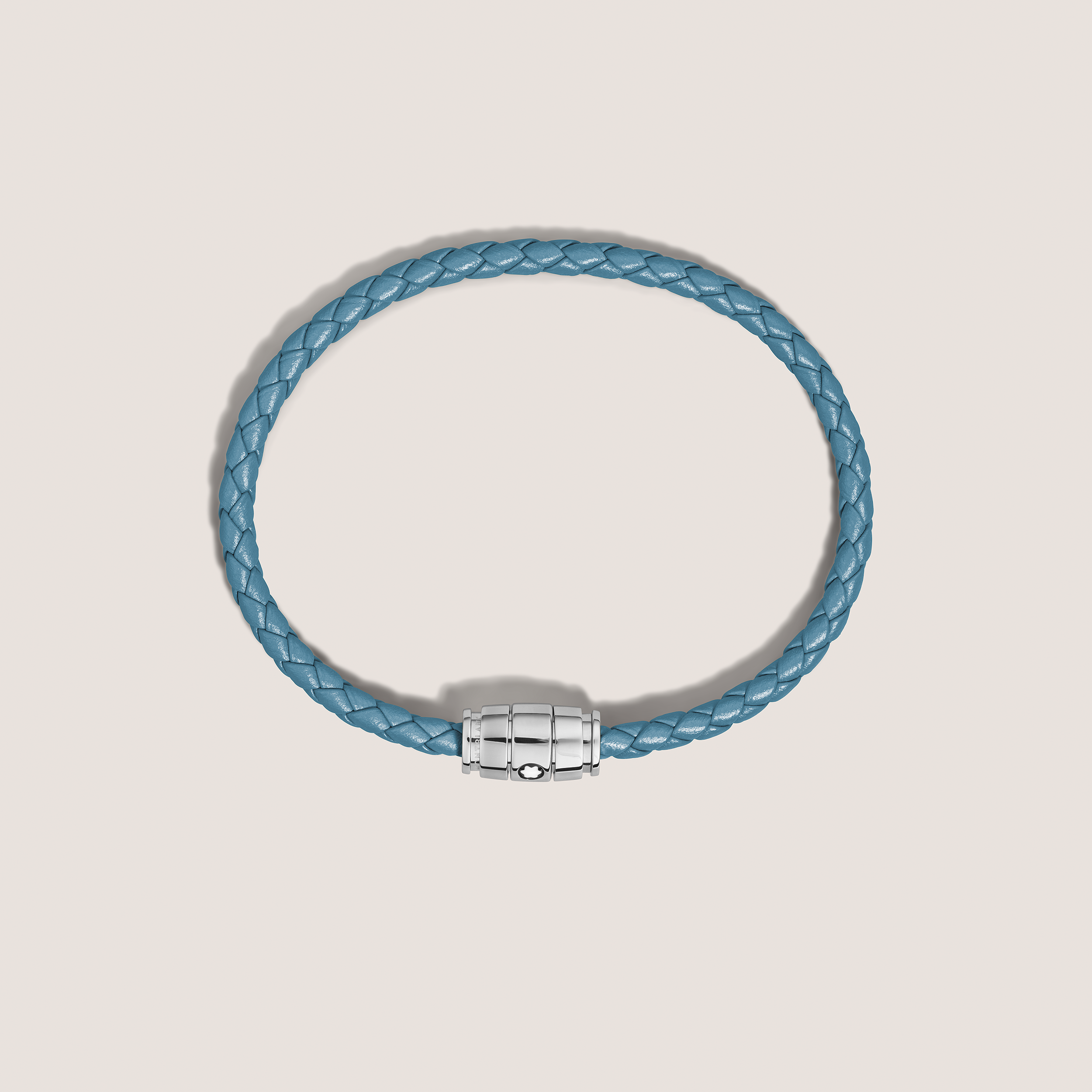 Bracelet, Soft Leather, Smoky Blue