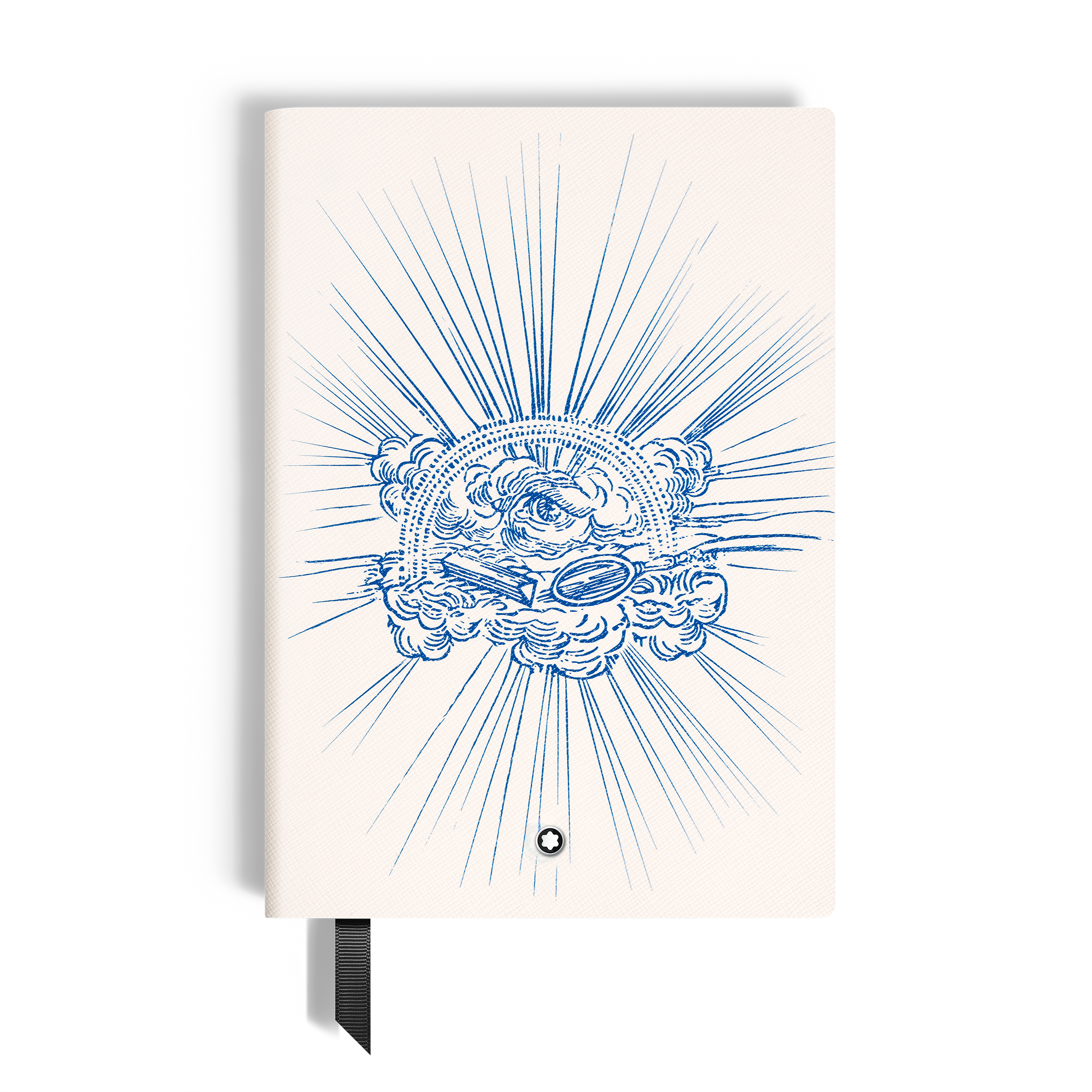 Notebook Medium, Writers Edition Homage to Johann Wolfgang von Goethe, White, Lined Pages