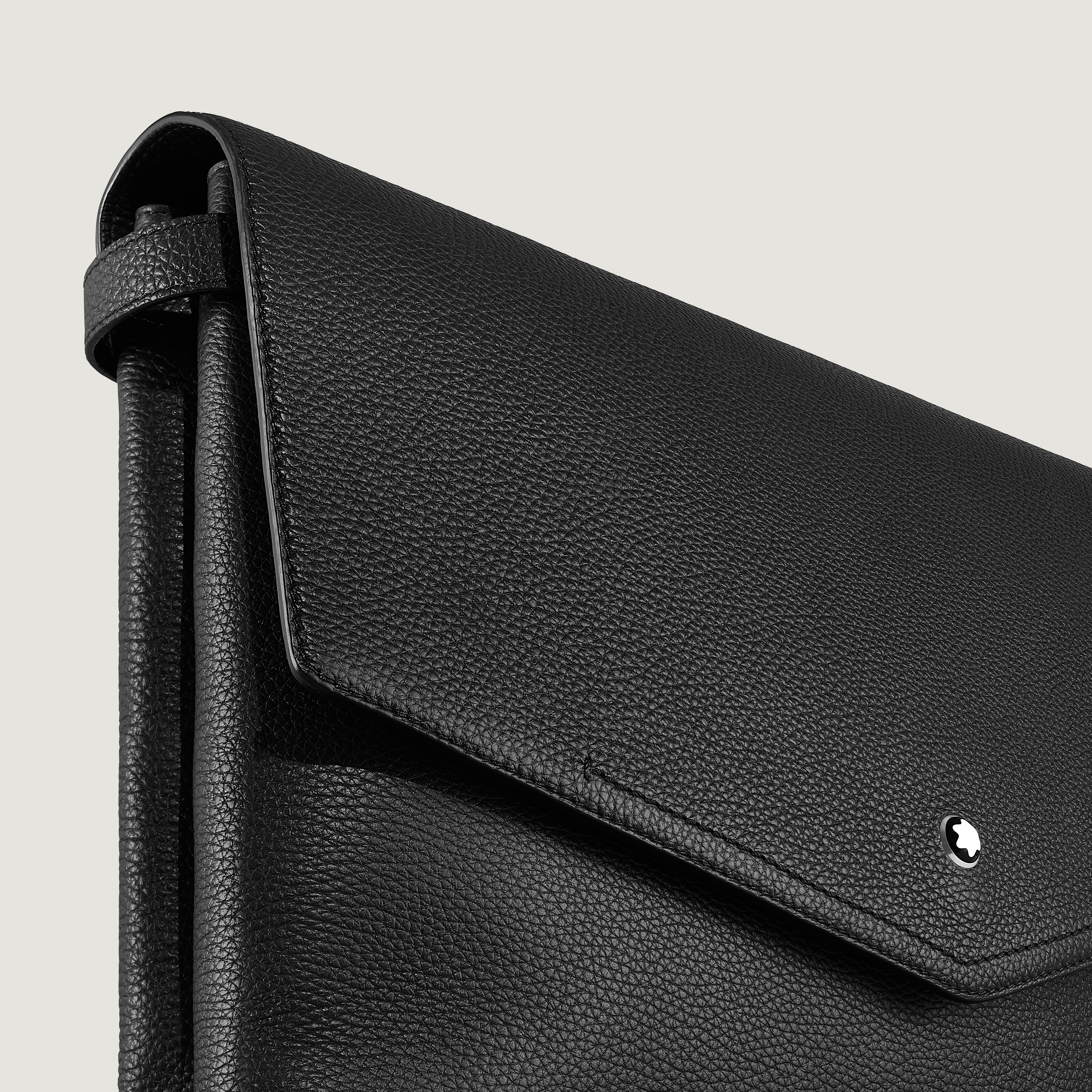 Grain briefcase Black