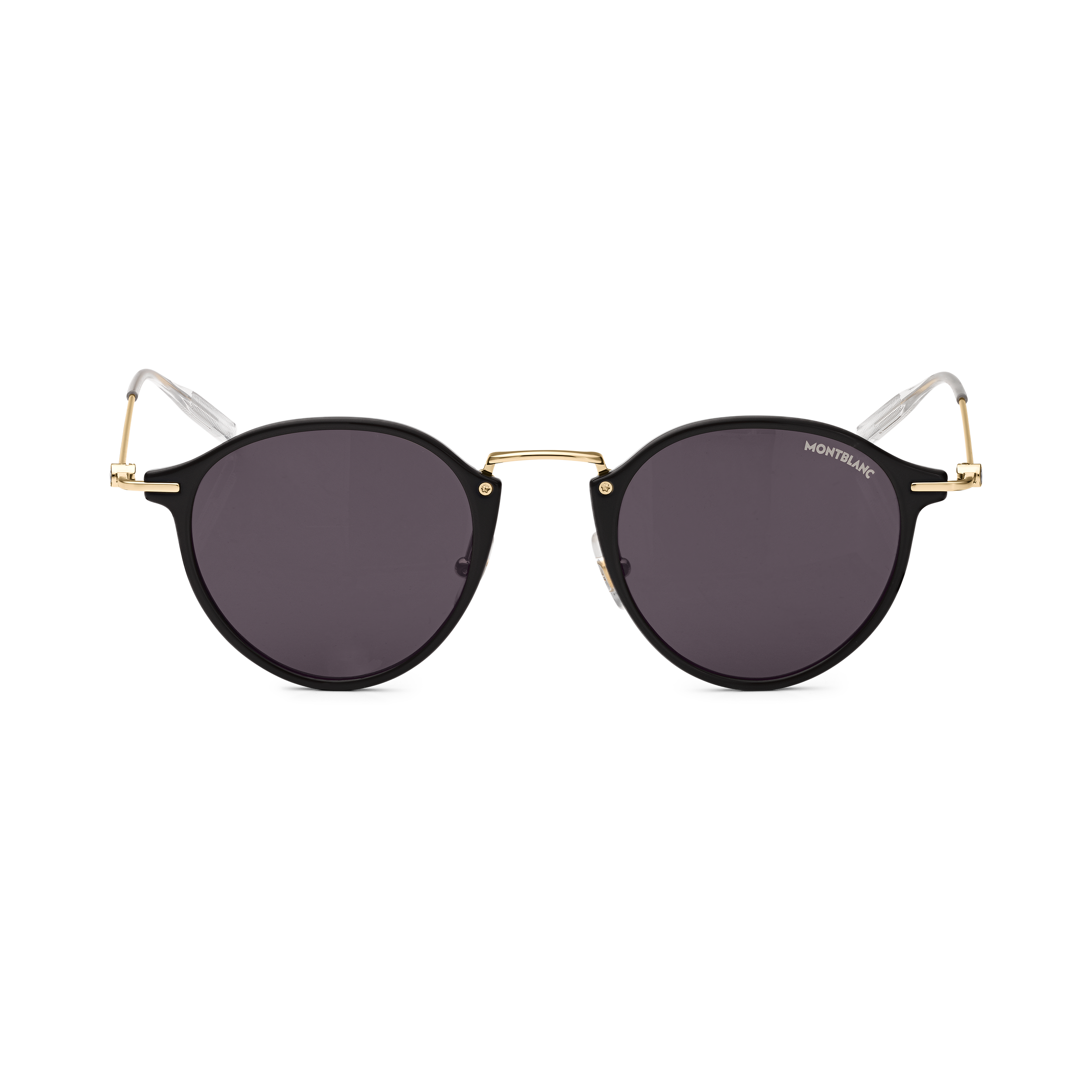 Round Sunglasses with Black Coloured Injected Frame