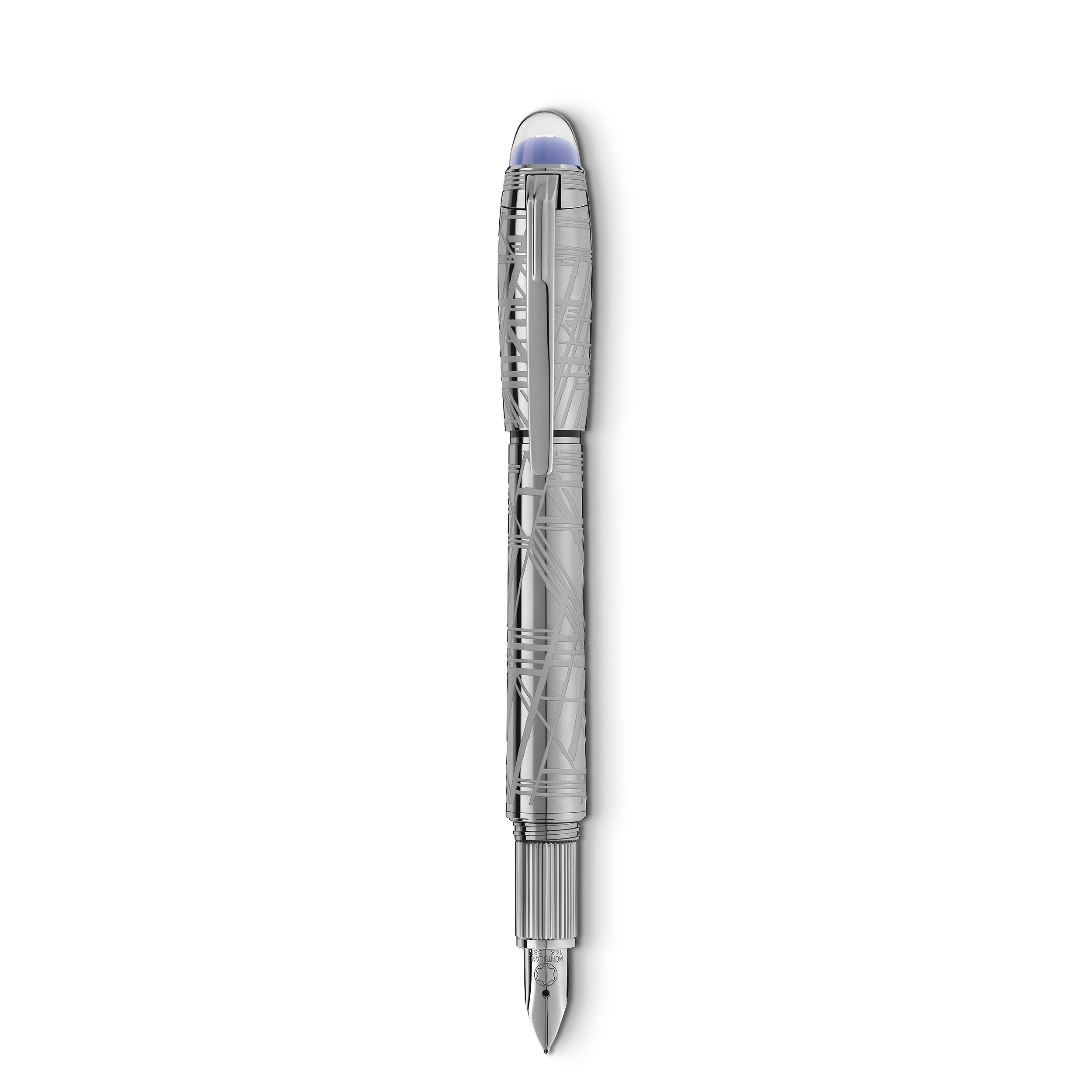 Starwalker SpaceBlue Metal Fountain Pen