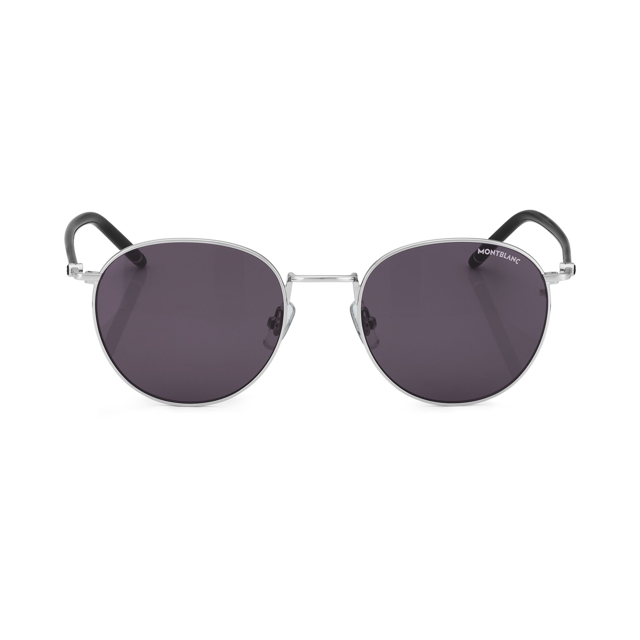 Round sunglasses with Silver Coloured Metal Frame