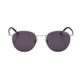 Round sunglasses with Silver Coloured Metal Frame