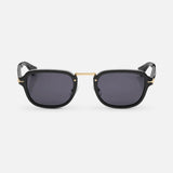 Squared Sunglasses with Black Colored Acetate Frame