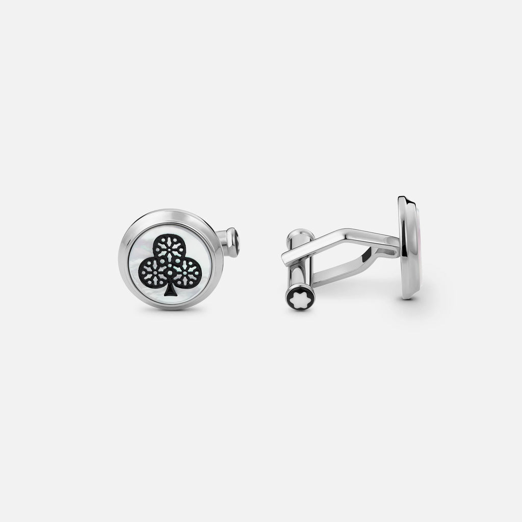 Meisterstück Tribute to the Book Around the World in 80 Days Ace of Club & Ace of Diamond Cufflinks