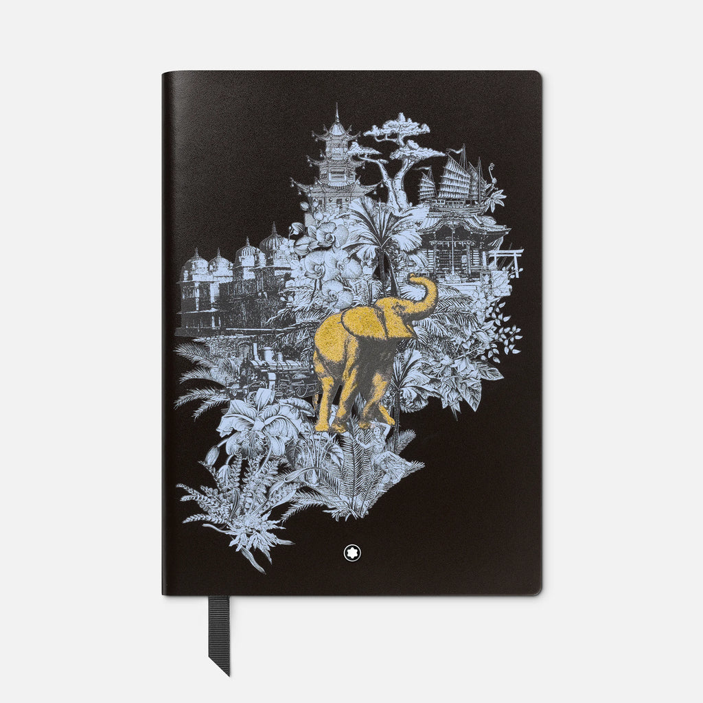 Notebook #163 medium, Meisterstück Around the World in 80 Days, brown lined
