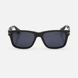 Rectangular Sunglasses with Black Coloured Acetate Frame