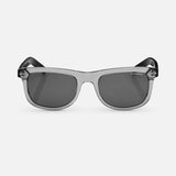 Squared Sunglasses with Grey Coloured Acetate Frame