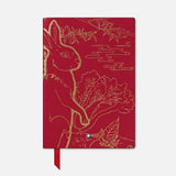 Notebook #146 small, The legend of Zodiac, Rabbit, red lined