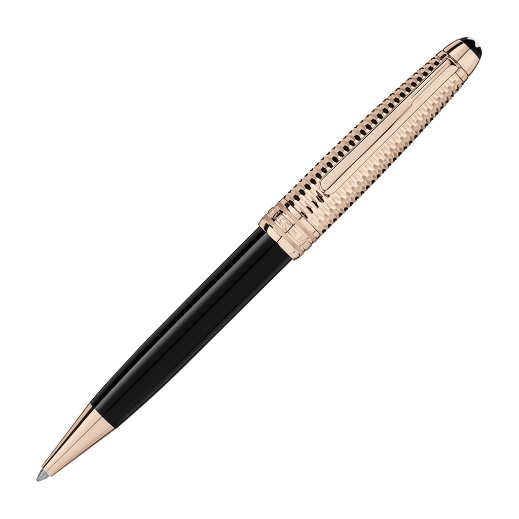 Meisterstuck Doue Geometry Champagne Gold Coated Classique Ballpoint P Montblanc Boutiques Montreal Laval
