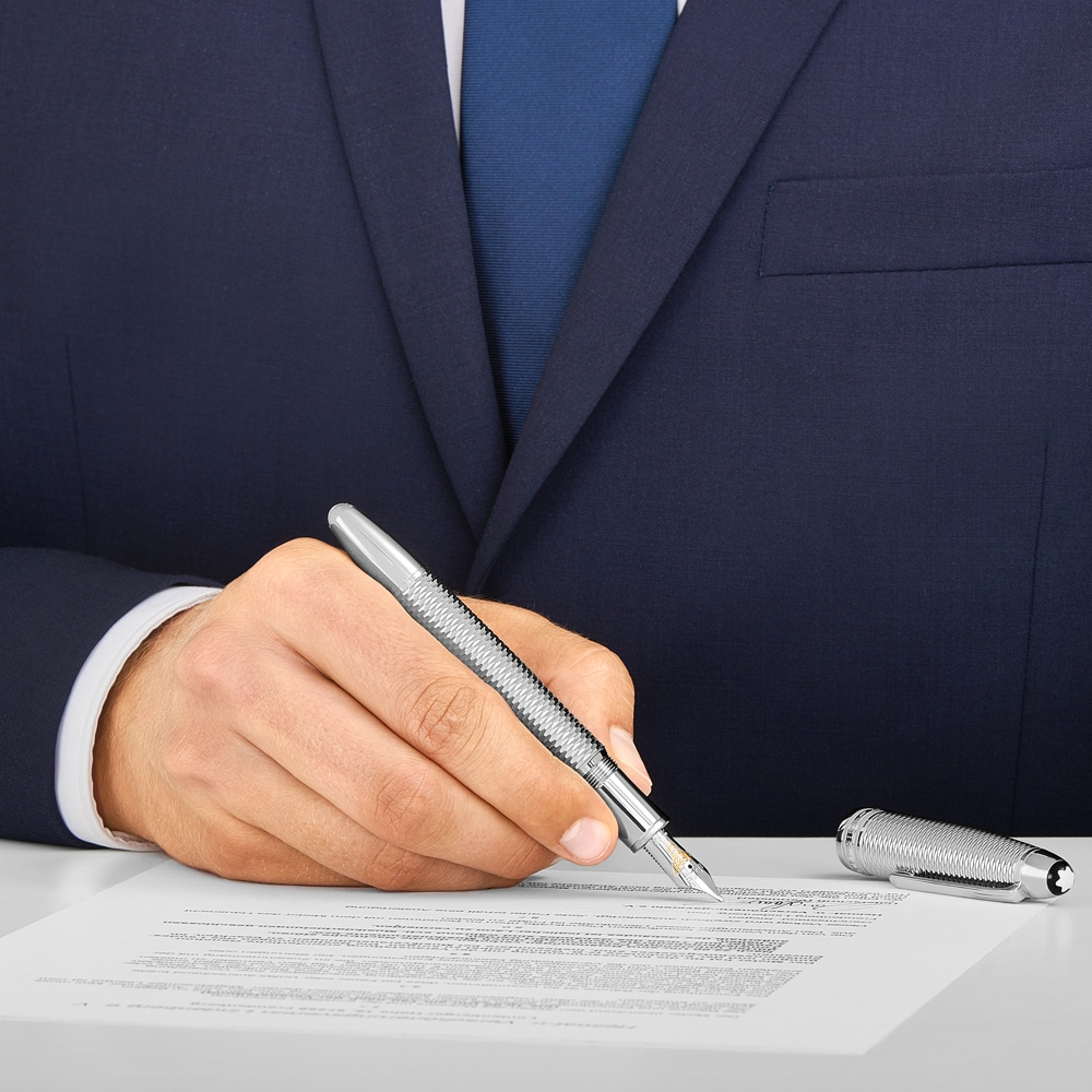 Meisterst ck Geometry Solitaire LeGrand Fountain Pen Montblanc