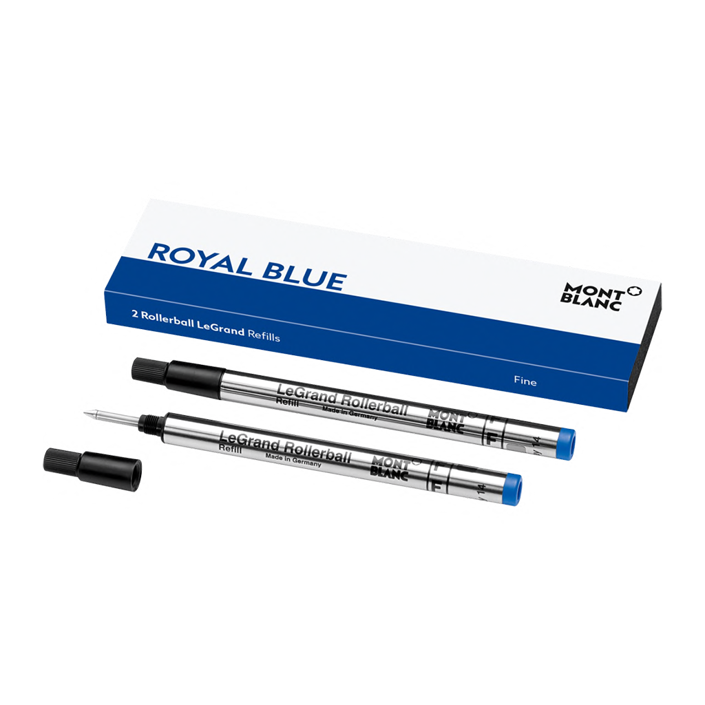 2 Rollerball LeGrand Refills (F), Royal Blue