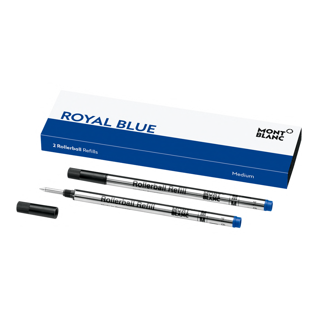 2 Rollerball Refills M Royal Blue Montblanc Boutiques Montreal Laval