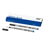2 Rollerball Refills (M), Royal Blue