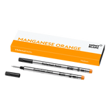2 Rollerball Refills (M), Manganese Orange