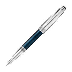 Meisterstuck Solitaire Doue Blue Hour Classique Fountain Pen Montblanc Boutiques Montreal Laval