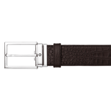 Shiny Square Palladium-Coated Pin Buckle Belt