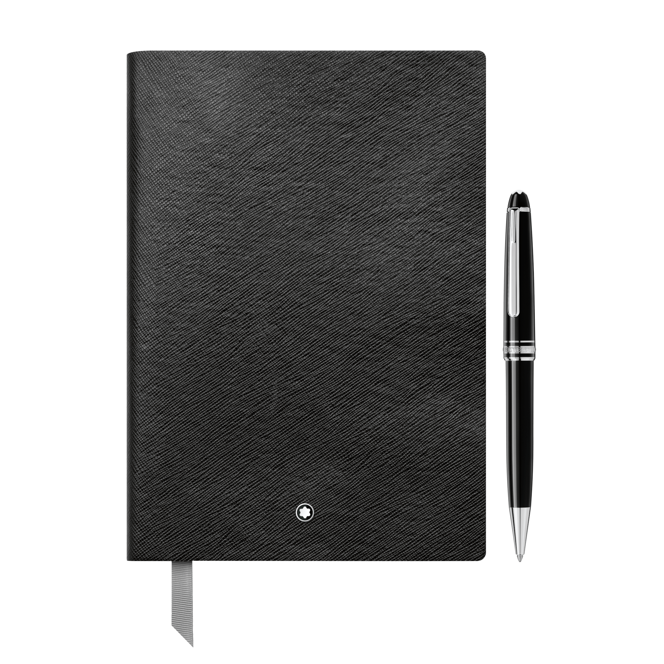 Gift Set with the Meisterstück Classique Platinum-Coated Ballpoint Pen and Notebook #146 in Black