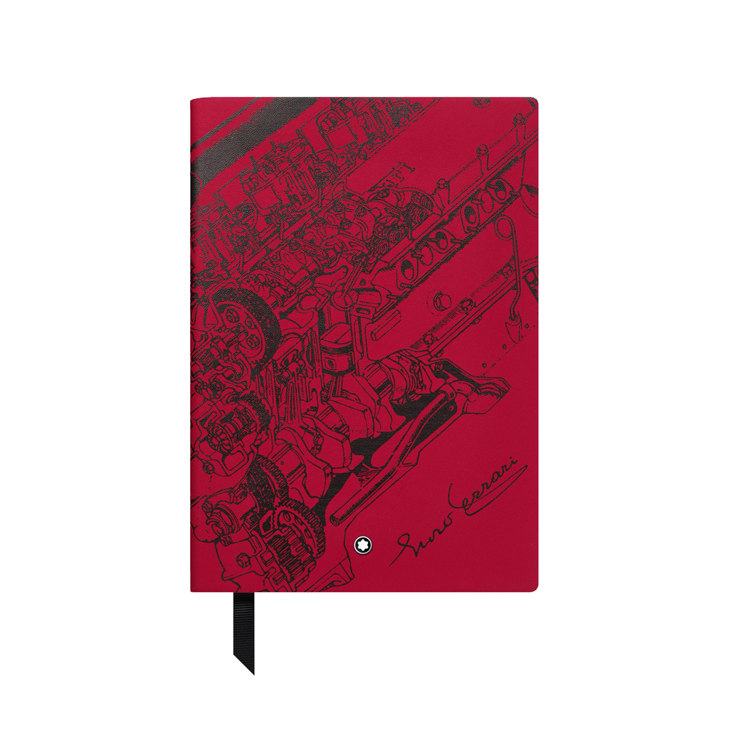 Notebook #146 - Small, Great Characters Enzo Ferrari, Red, Lined