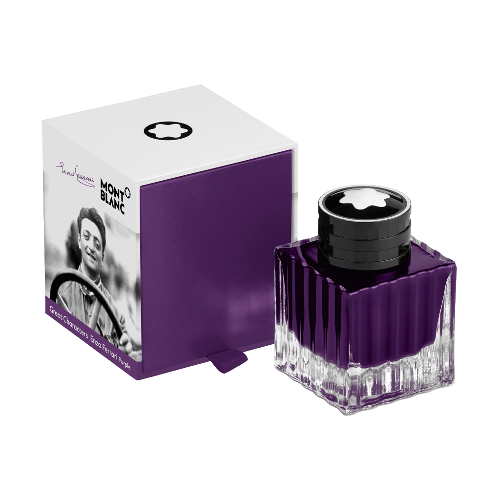 Ink bottle 50 ml, purple, Great Characters Enzo Ferrari – Montblanc Montreal