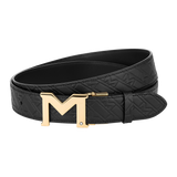 M Buckle Shiny Gold PVD finish Stainless Steel Belt