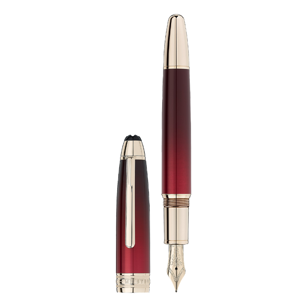 Meisterstück Calligraphy Solitaire Burgundy Lacquer Fountain Pen