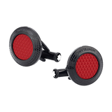 Montblanc Meisterstück Great Masters Pirelli Cufflinks in Steel with Red Lacquer
