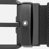 Black 35 mm reversible leather belt